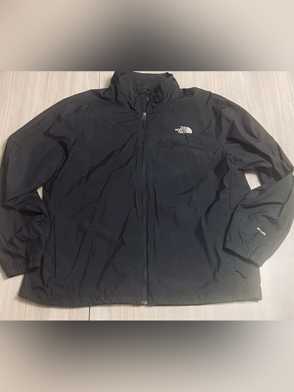Vintage The North Face Lightweight Hydrenalite Windbreaker Rain Jacket Black 2X